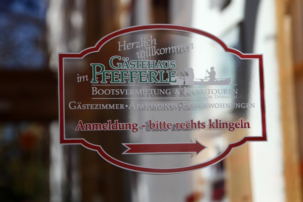 Gaestehaus Pfefferle Hotel Garni Und Ferienwohnungen Sigmaringen Exterior photo